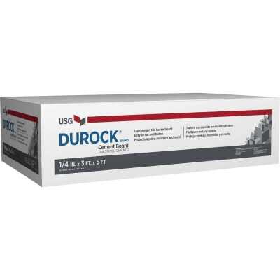 Durock 1/4 In. x 3 Ft. x 5 Ft. Interior Cement Board