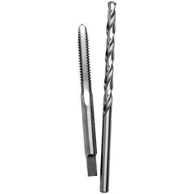 Century Drill & Tool  4-40 National Coarse Carbon Steel Tap-Plug  and #43 Wire Gauge Drill Bit