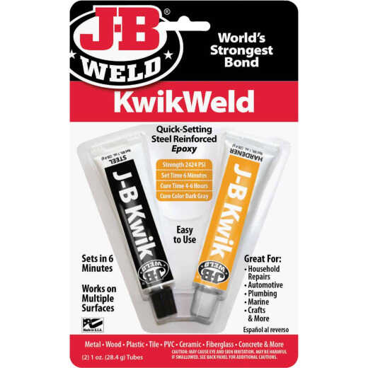 J-B Weld (2) 1 Oz. KwikWeld Epoxy