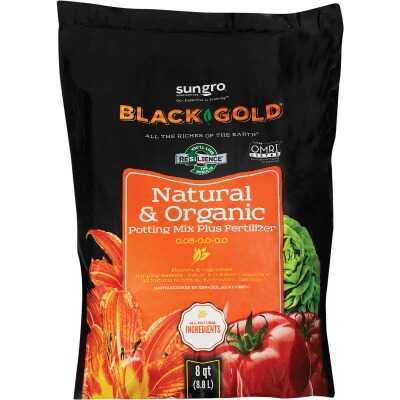 Black Gold 8 Qt. 8 Lb. All Purpose Natural & Organic Potting Soil Mix